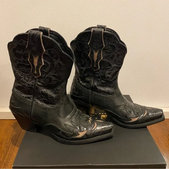 Ariat Black Women’s Dahlia Cowboy Western Boots Size 10 - Picture 9 of 10